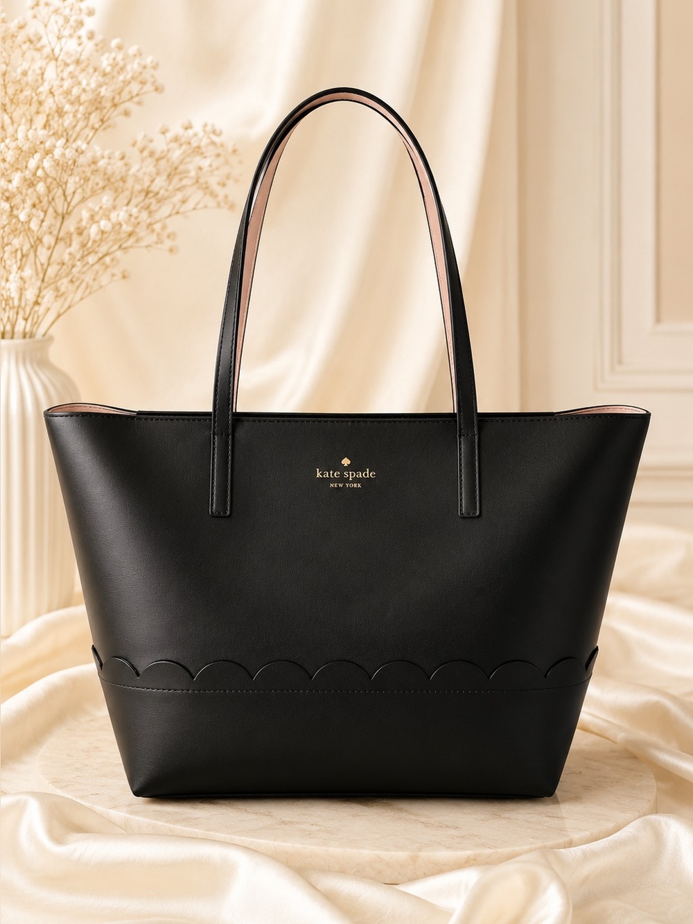 Kate Spade Bradbury Street Lida Black Leather Tote Shoulder Bag WKRU5203 - Picture 2 of 12